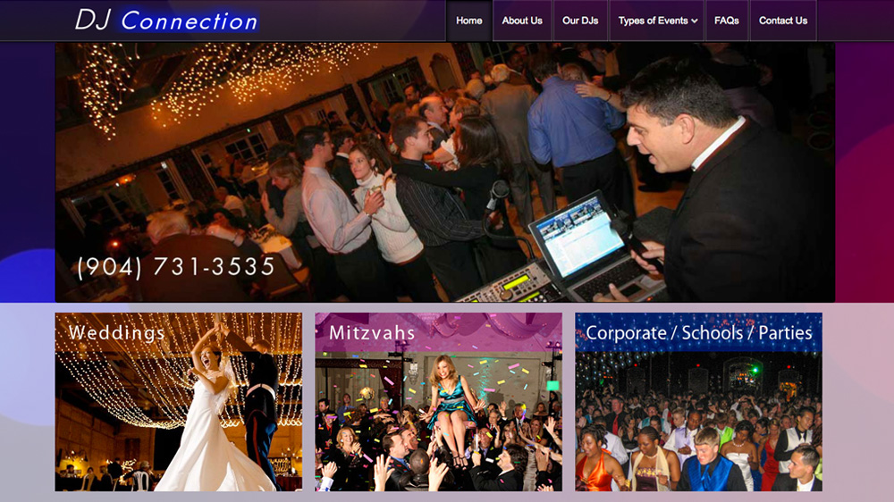 DJ Connection website