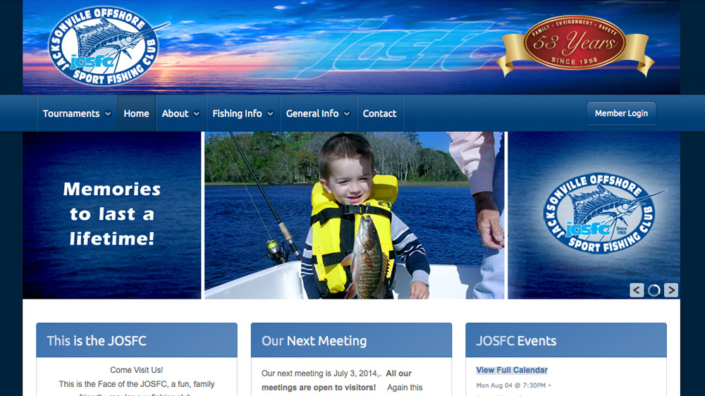 JaxFish website
