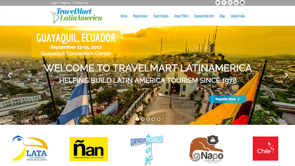 TravelMart LatinAmerica website